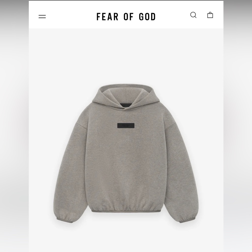 Like new kids Essentials Fear of God hoodie